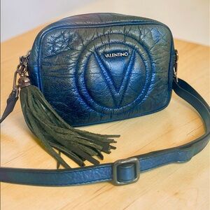 Valentino by Mario Valentino Blue Crossbody Bag